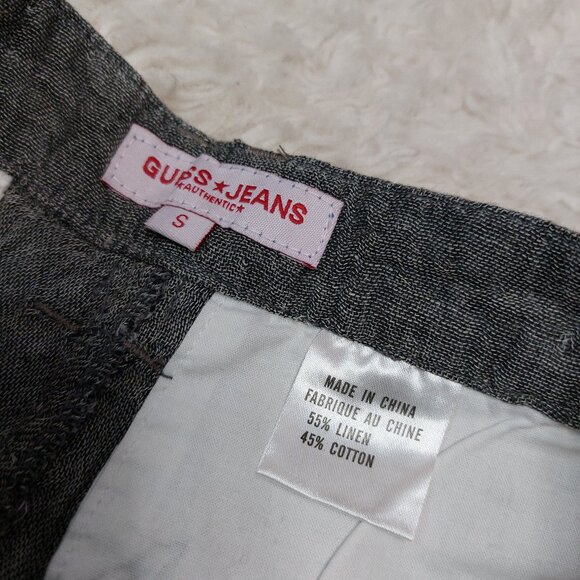 Guess Jeans Womens Gray Linen Blend Flat Front Shorts Size S - Picture 8 of 8